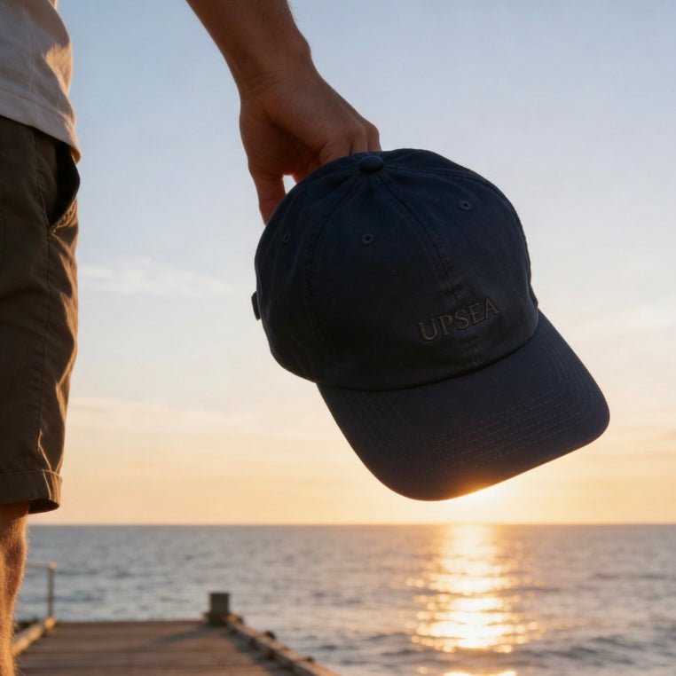 UPSEA オリジナルローキャップ　ネイビー - UPSEA