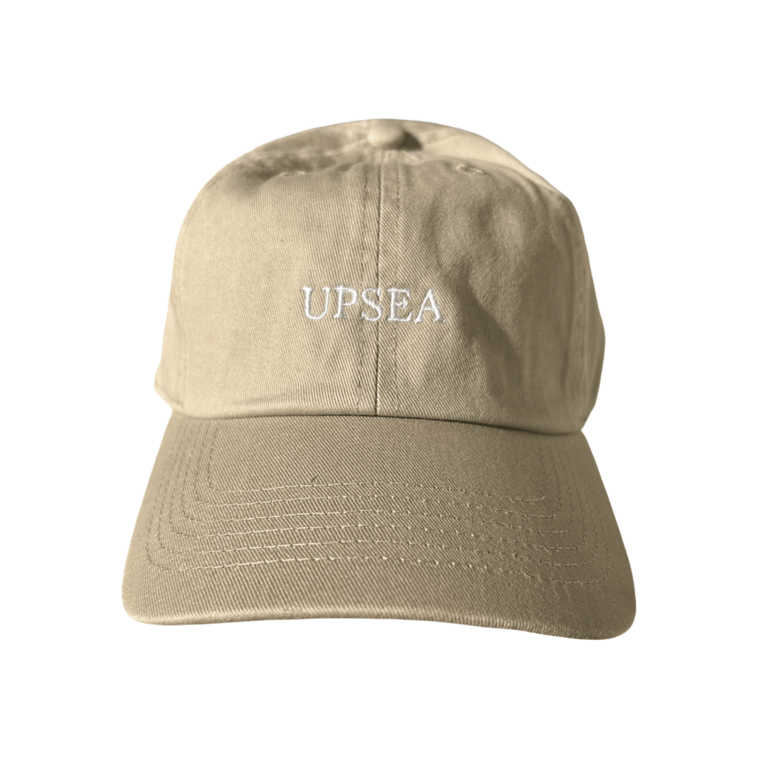 UPSEA オリジナルローキャップ　カーキ - UPSEA